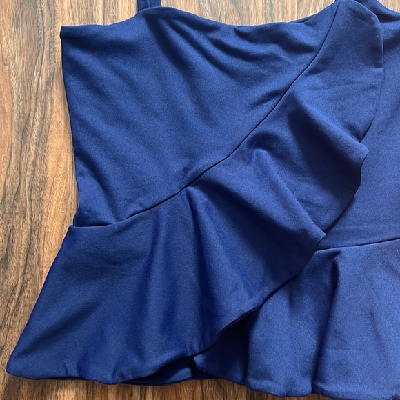 NWOT Suanana Monaco Peplum Top - Picture 6 of 10